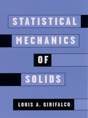 cover image of Statistical Mechanics of Solids